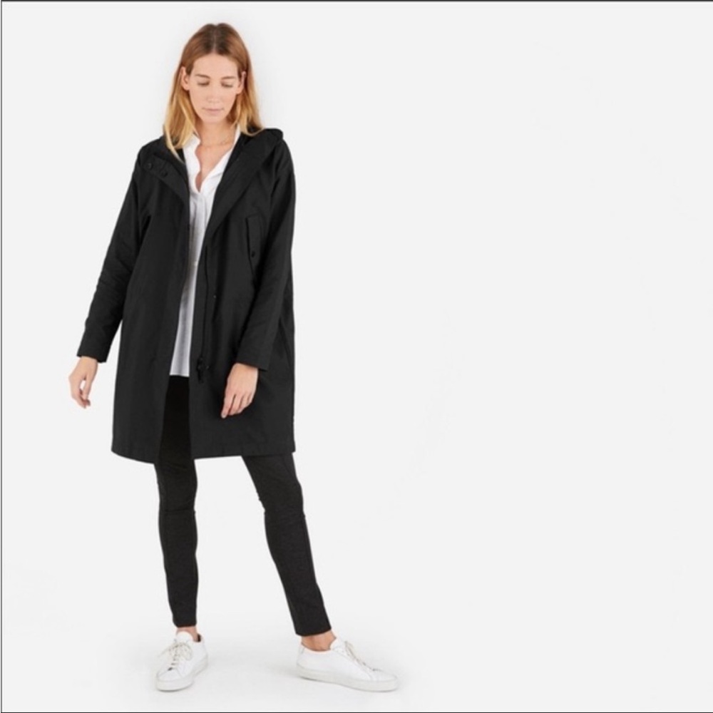 Everlane Black Trench Coat